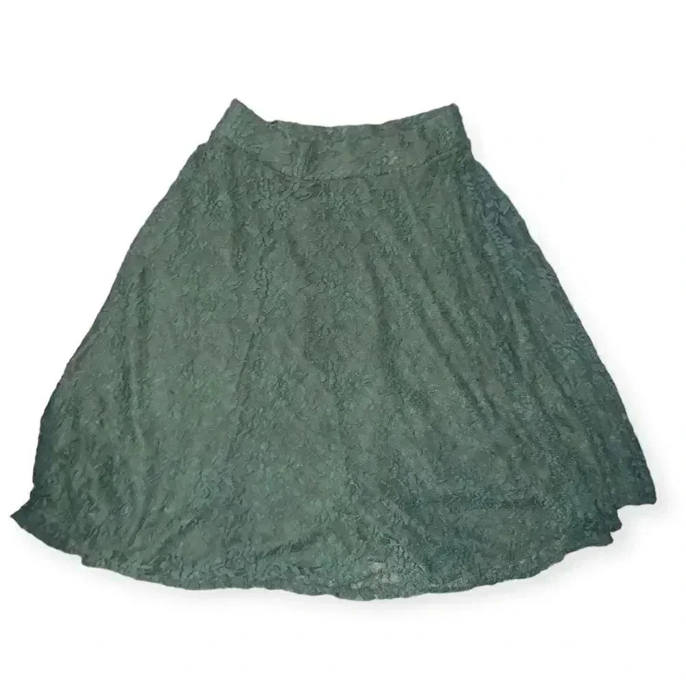 MYTH lace cottagecore midi skirt
